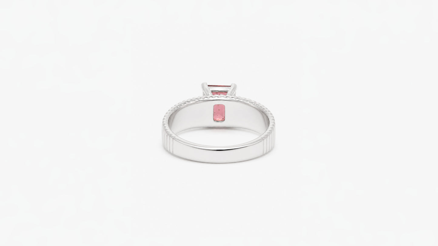 Ripple | Ring aus Silber 925 mit Malaya Granat oktagon Schliff aus Tansania (1,75 ct) - Bild 4 von Lulu Amani
