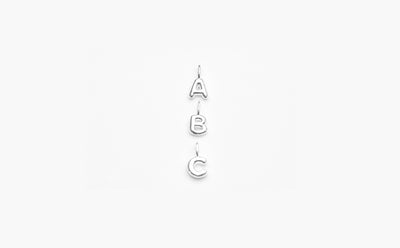 Letter charms A-Z size 12.7mm