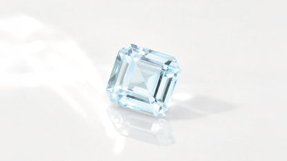 Signet Ring Aquamarine | Ring aus Silber 925 mit Aquamarin oktagon Schliff aus unbekannt (1,8 ct) - Bild 3 von Lulu Amani