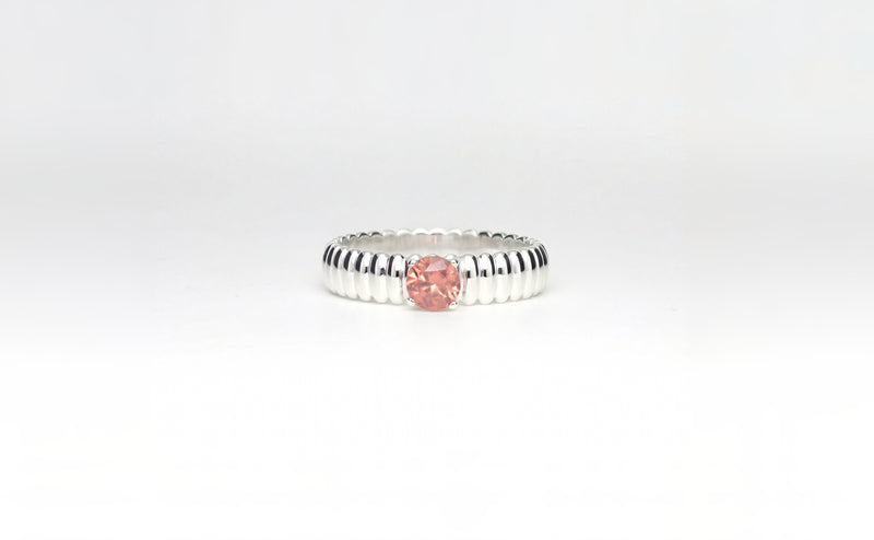 Elipse | Ring aus Silber 925 rund Schliff aus Tansania (0,57 ct) von Lulu Amani