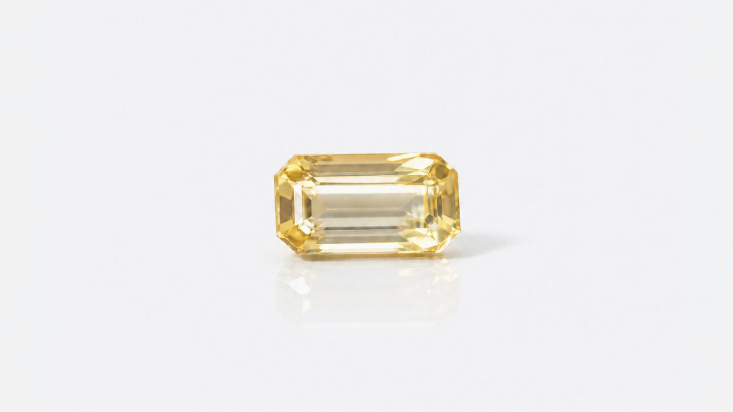Ascend | Ring aus Sterling silver mit Saphir oktagon Schliff aus Madagaskar (0,32 ct) - Bild 3 von Lulu Amani