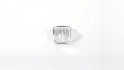 Qubic Signet Ring square - Image 1 of Lulu Amani