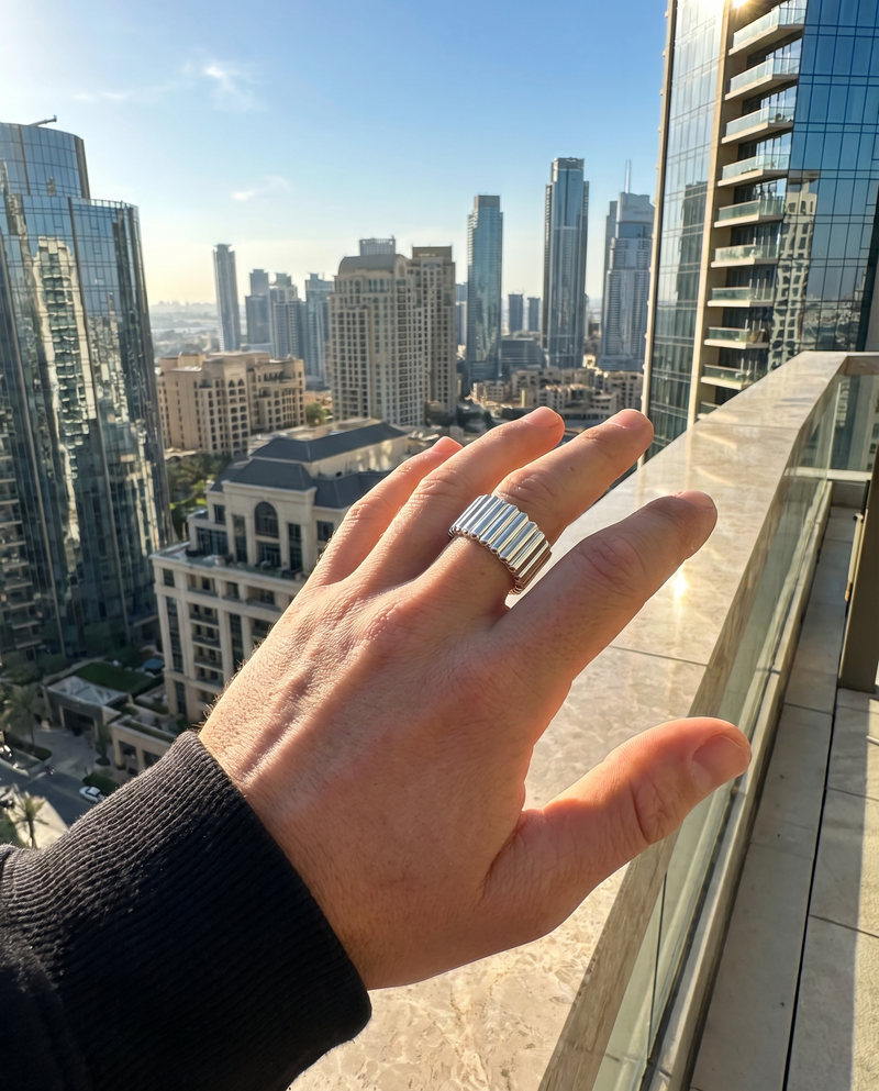 Ripple | Ring aus Silber 925 von Lulu Amani