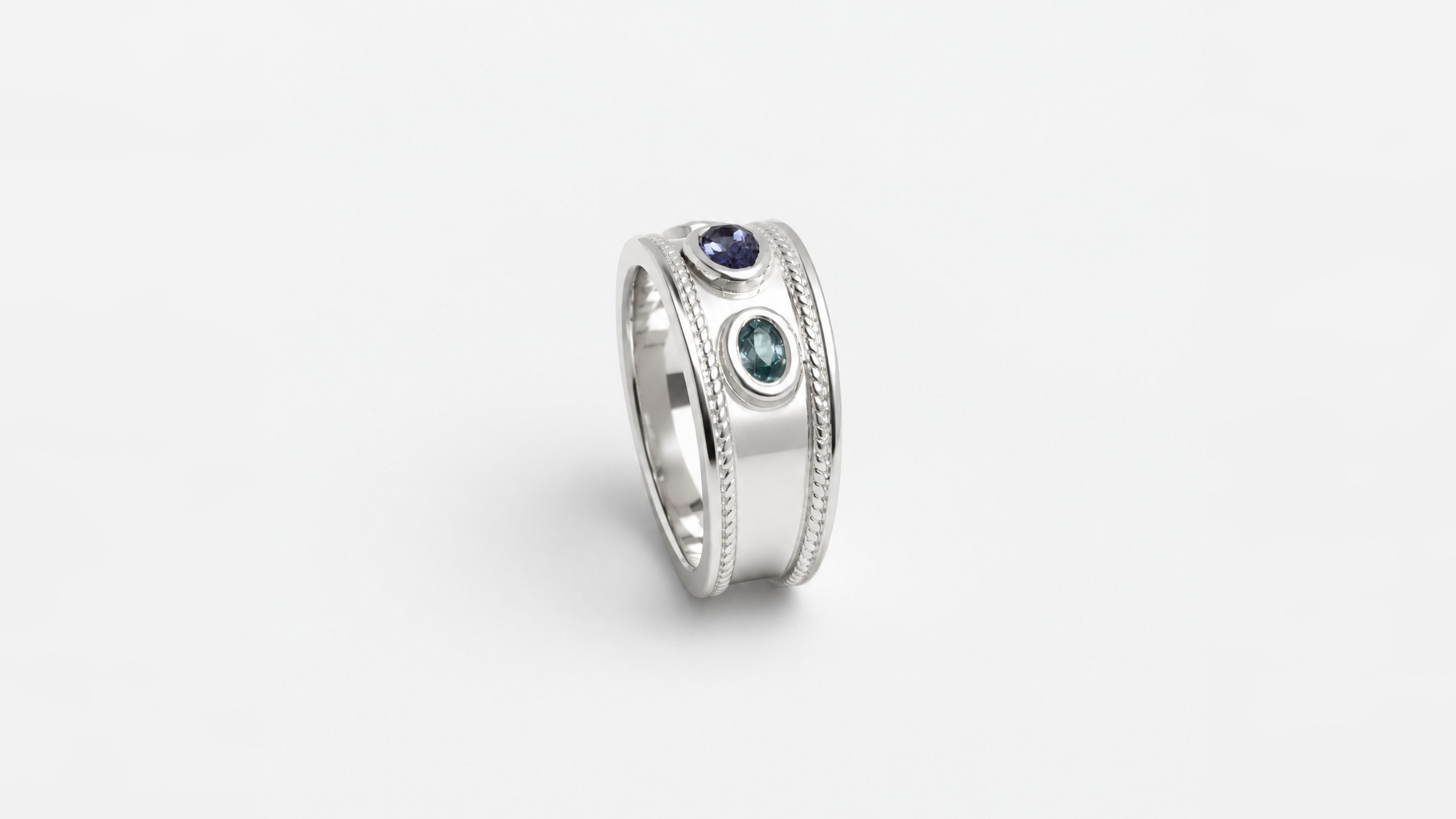 Tensor | Ring aus Silber 925 mit Tansanit oval Schliff aus Tansania (0,37 ct) - Bild 2 von Lulu Amani