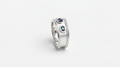 Tensor | Ring aus Silber 925 mit Tansanit oval Schliff aus Tansania (0,37 ct) - Bild 2 von Lulu Amani