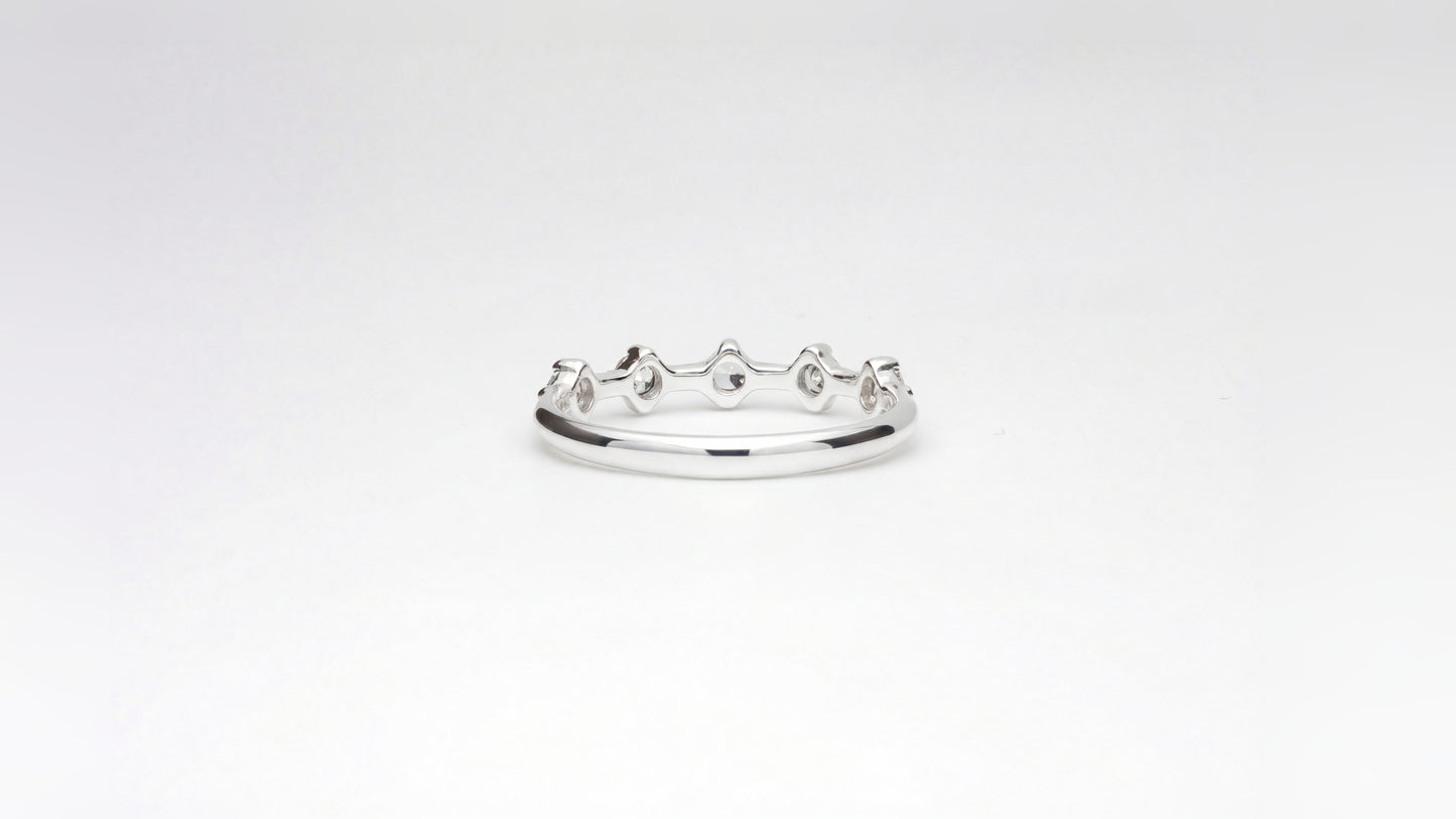 Gap | Ring aus Silber 925 mit weisser Zirkon - Bild 3 von Lulu Amani