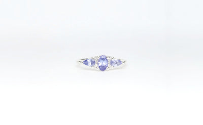 Trilogie Ring mit Tansanite