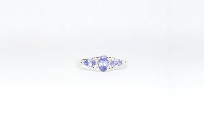 Trilogie Ring mit Tansanite