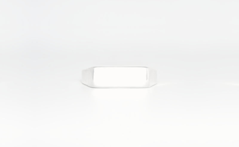 Siegelring rechteckig medium