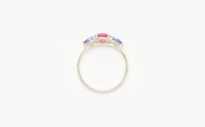 Trilogie Spinell Tansanit 14k Gold